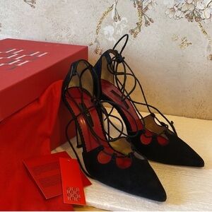 Carolina Herrera✨Black Heels Size 7
